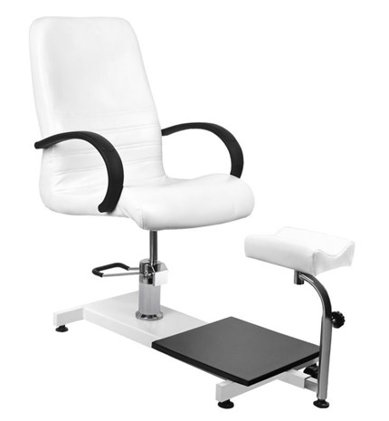 Hidraulična kozmetička stolica Spa 100 pedi, bijela