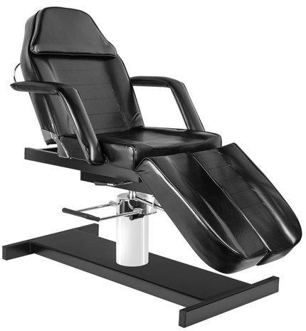 Hidraulična kozmetička stolica 210C pedi, crna