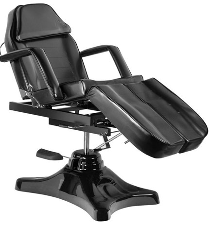 Hidraulična kozmetička stolica 234C pedi, crna