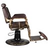 brijačka stolica Gabbiano Boss, smeđa