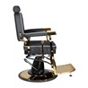 brijačka stolica Filippo Gold, crna