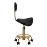 Kozmetički stolac 6001-G, zlatno - crni