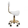 Kozmetički stolac 6001-G, zlatno - bijeli