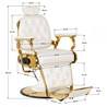 brijačka stolica Francesco, bijelo-zlatna