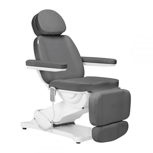 SILLON CLASSIC električna kozmetička stolica, 3 motora, siva