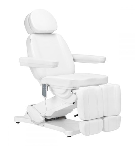 SILLON CLASSIC električna kozmetička stolica, 3 motora, pedi, bijela
