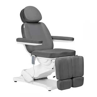 SILLON CLASSIC električna kozmetička stolica, 3 motora, pedi, siva