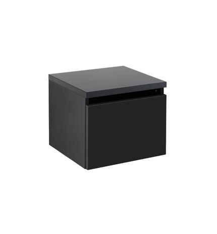 Black floating drawer