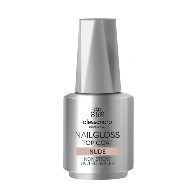 Nail gloss top coat NON STICKY NUDE 10 ml