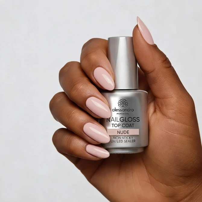 Nail gloss top coat NON STICKY NUDE 10 ml