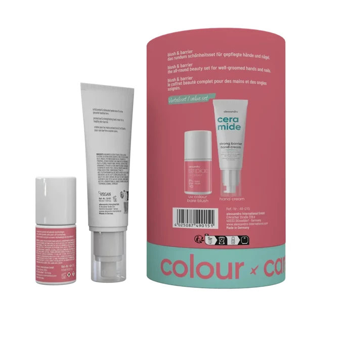 Striplac Colour & Care Set - Blush & Barrier (50 ml x 6,5 ml)