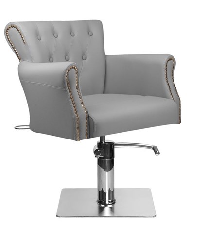 frizerska stolica BER 8541, siva