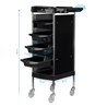 frizerska kolica FX11-B, crna