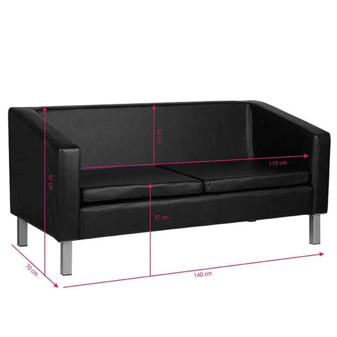 Sofa za čekaonicu BM18003 crna