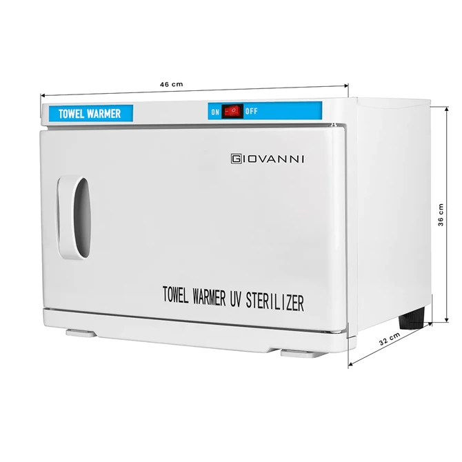 Grijač ručnika s UV-C sterilizatorom 16l, bijeli