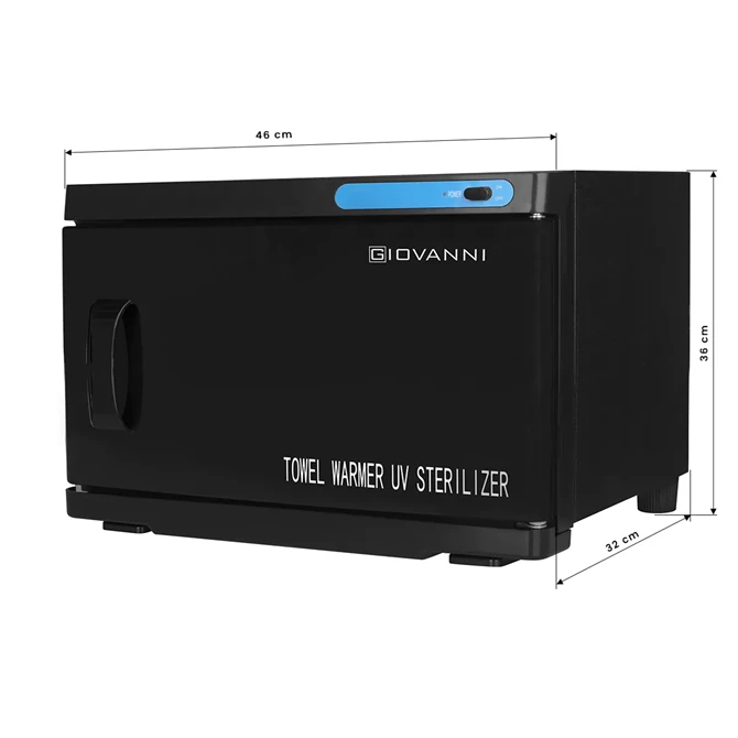 Grijač ručnika s UV-C sterilizatorom 16l, crni