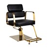 frizerska stolica Porto Gold, crna