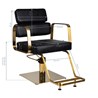 frizerska stolica Porto Gold, crna