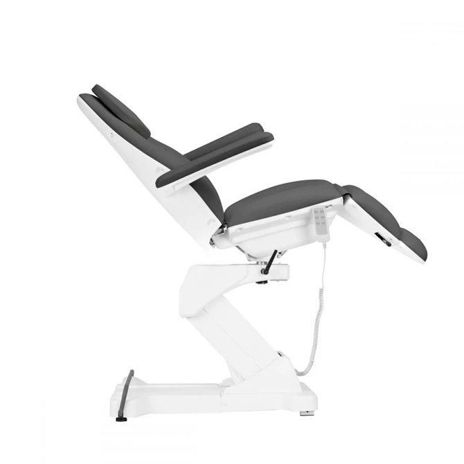 Električna kozmetička stolica Sillon Basic 3 motora, okretna, siva