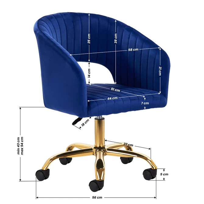 Okretna stolica QS-OF212G, tamnoplava