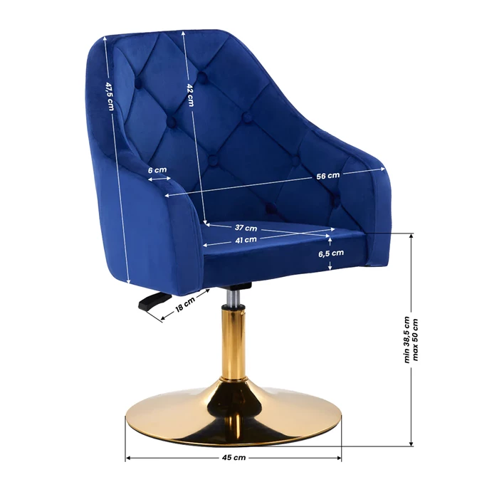 Okretna stolica QS-BL14G, tamnoplava