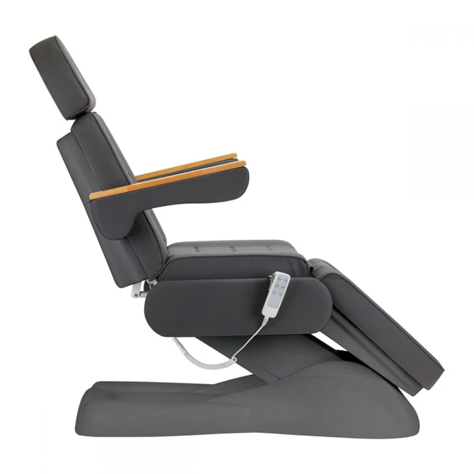 SILLON Lux 273b električna kozmetička stolica, 3  motora, siva