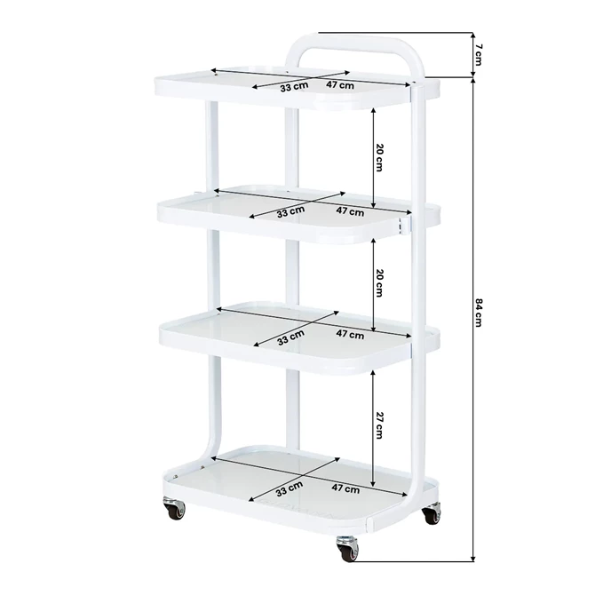 Kozmetički stol H6702, bijeli