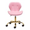 Kozmetička radna stolica QS-06G, roza