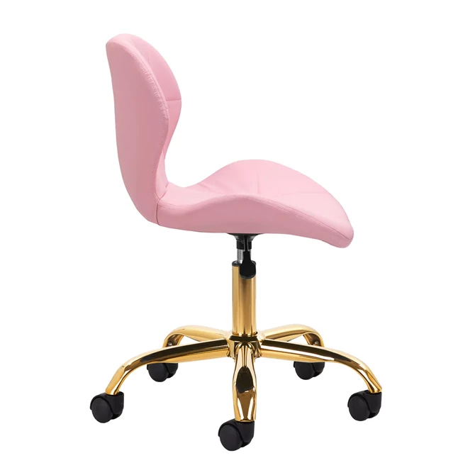 Kozmetička radna stolica QS-06G, roza