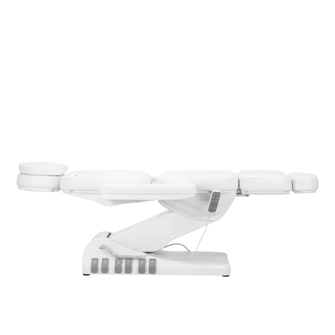 Električna kozmetička stolica SILLON Luxury 3 motora s nožnom kontrolom, bijela