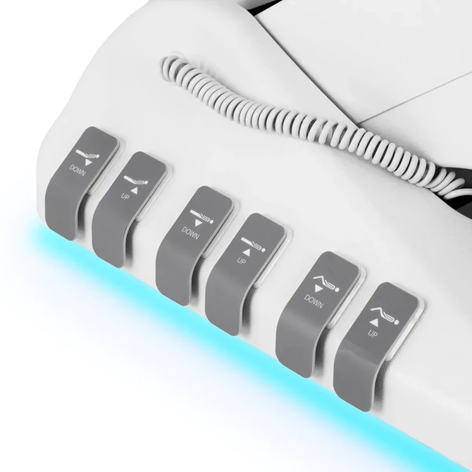 Električna kozmetička stolica SILLON Luxury 3 motora s nožnom kontrolom, bijela