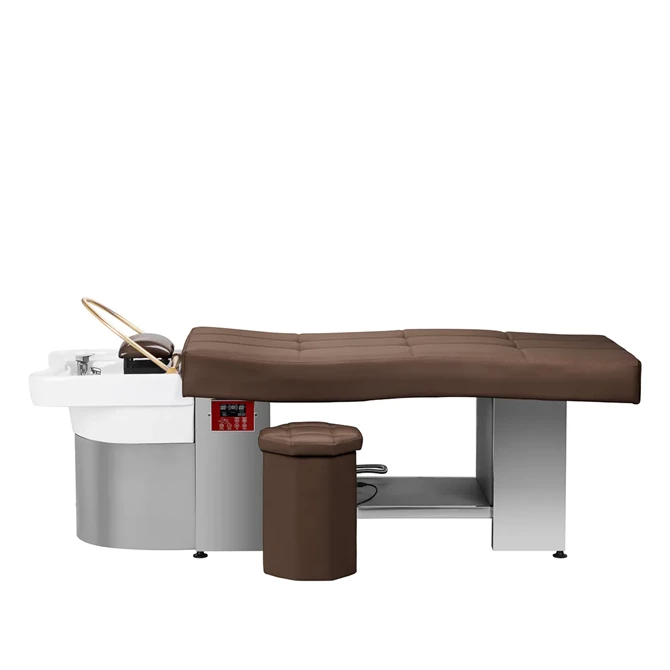 Head Spa krevet 017, smeđi