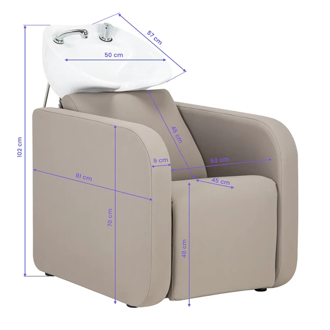 Frizerski glavoper Sylvia, bež