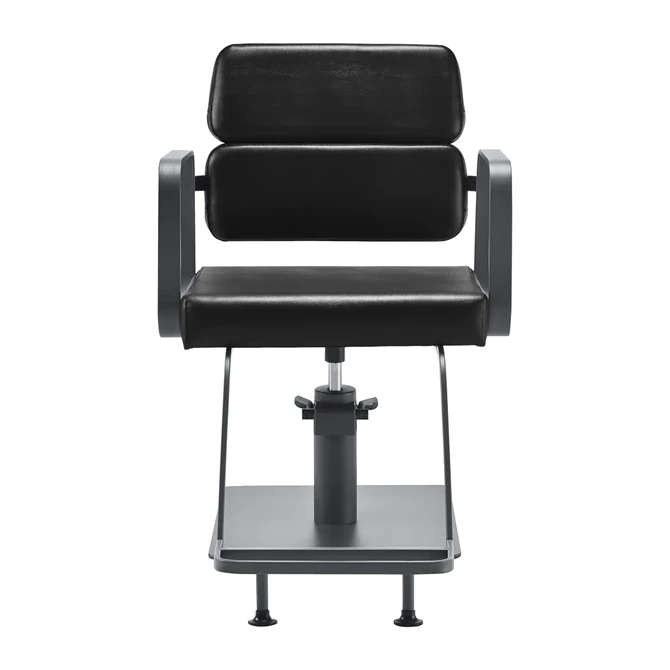Frizerska stolica Porto, crno-siva