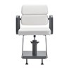 Frizerska stolica Porto, bijelo-siva