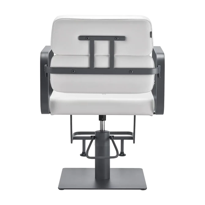 Frizerska stolica Porto, bijelo-siva