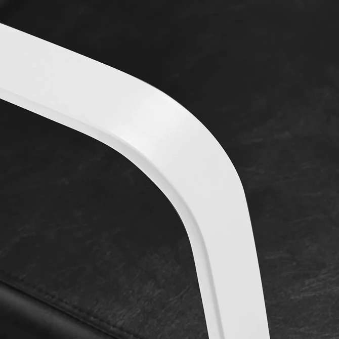 Frizerska stolica Porto, crno-bijela