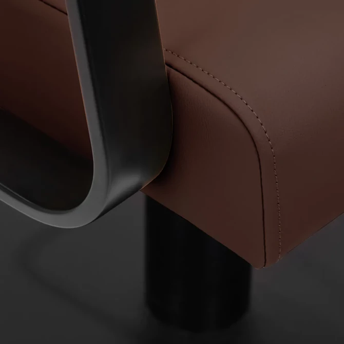 Frizerska stolica Porto, smeđa