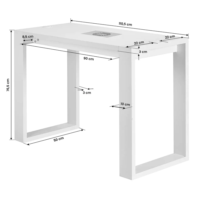 Stol za manikuru sa usisavačem G031