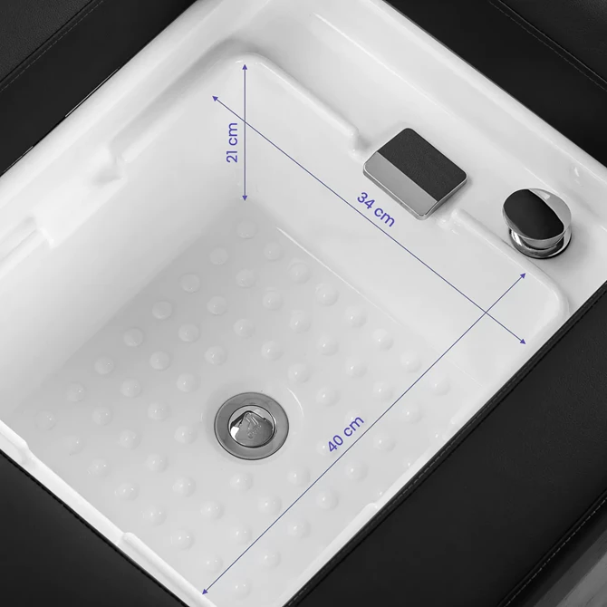 Head Spa krevet Bali, crni