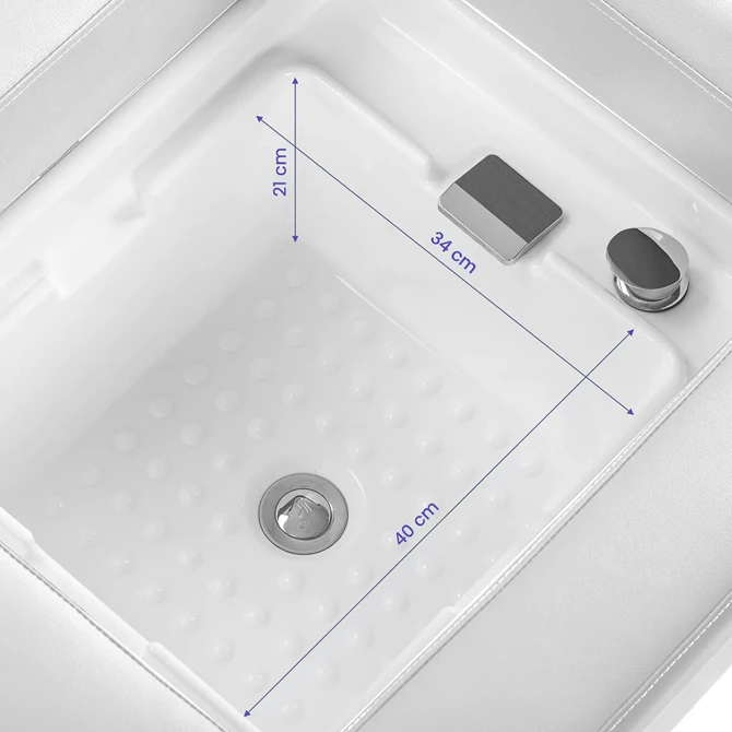 Head Spa krevet Bali, bijeli