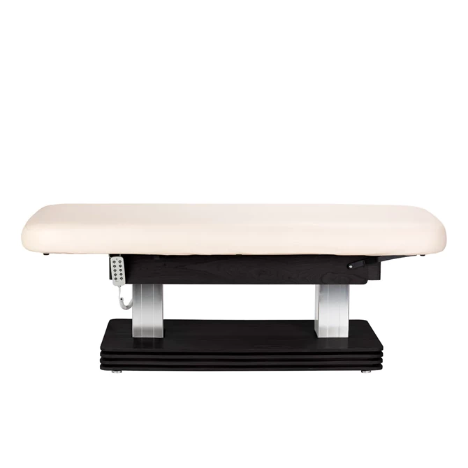 Spa krevet Sillon Comfort s crnom bazom, krem