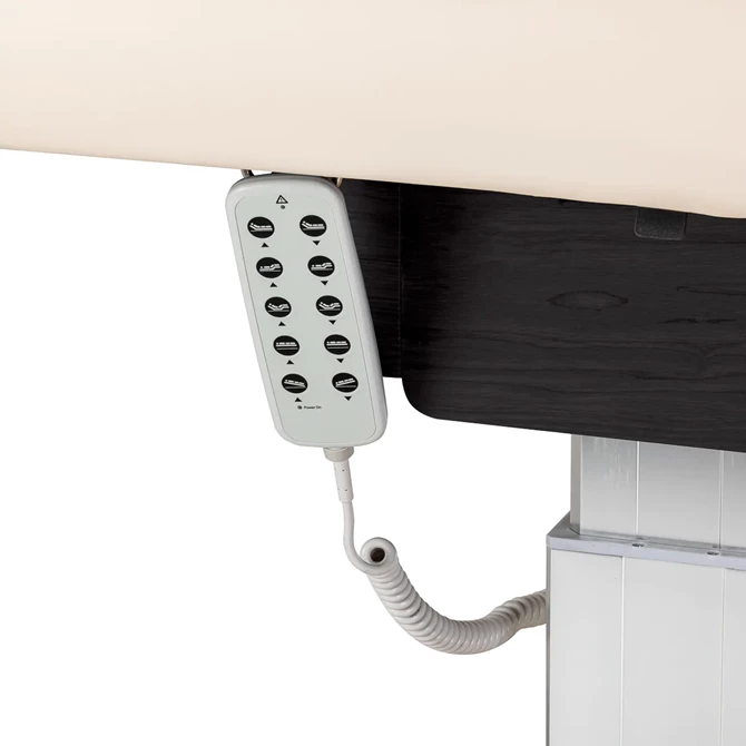 Spa krevet Sillon Comfort s crnom bazom, krem