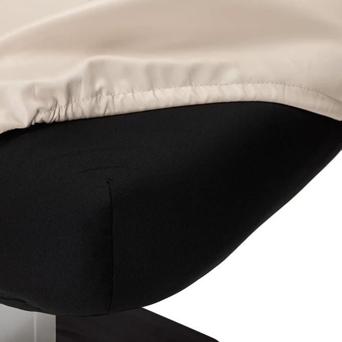 Spa krevet Sillon Comfort s crnom bazom, krem