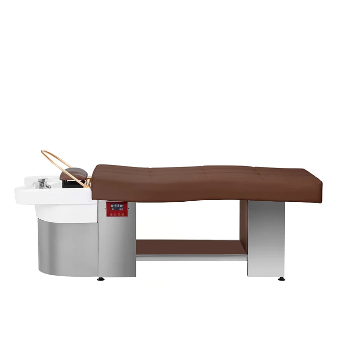 Head Spa krevet 017, smeđi
