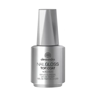 Nail gloss top coat NON STICKY CLEAR 10 ml