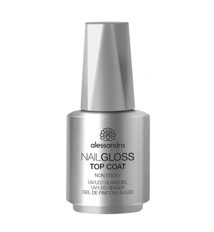 Nail gloss top coat NON STICKY CLEAR 10 ml