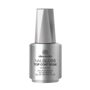 Nail gloss top coat NON STICKY ROSE 10 ml