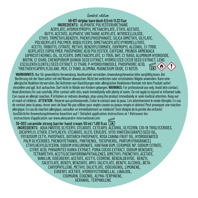 Striplac Colour & Care Set - Blush & Barrier (50 ml x 6,5 ml)