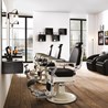  Barber stolica HAIR MUSTANG Black